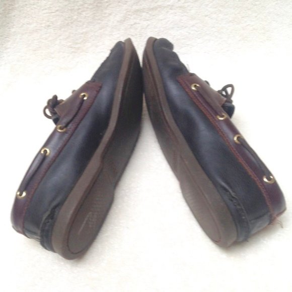 Sperry Brown Leather Lace up Boat Shoes Mens 10.5 Casual Comfort Summer Holiday - Picture 5 of 8